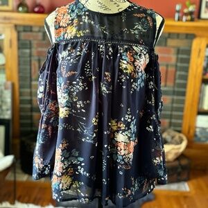 Lucky Brand Floral blouse